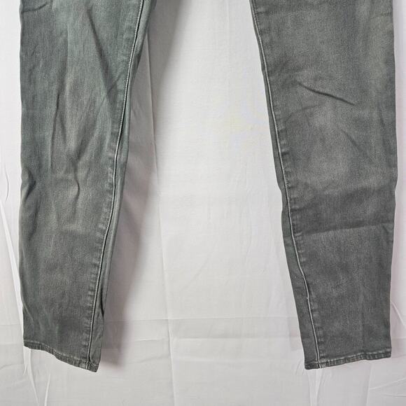 Madewell Jeans Womans 25 Olive Green Skinny Skinny Denim Pant Jeggings 26x27 - Picture 3 of 11